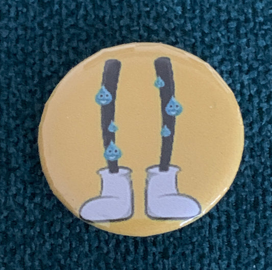Tears down Legs - Pinback Button Badge